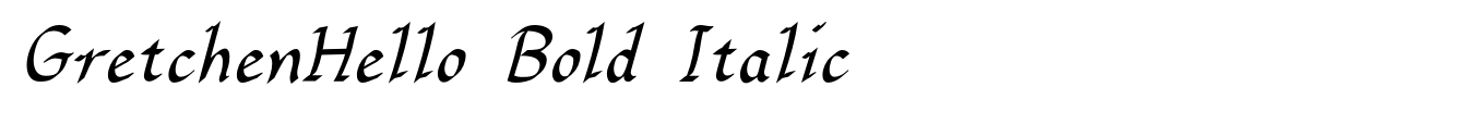 GretchenHello Bold Italic image